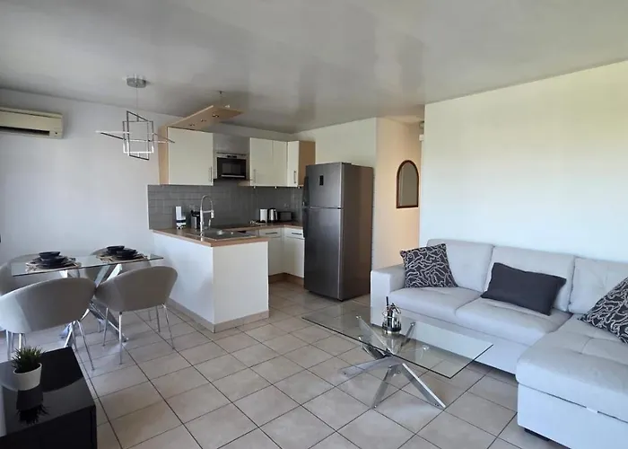 Charming 2 Bedroom With Sea View, Pool And Parking * Antibes